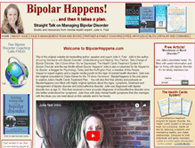 Tablet Screenshot of bipolarhappens.com